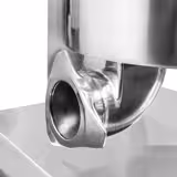 Recheador de salsichas eléctrico e máquina de churros - 15 litros - 90 watt - aço inox - incl. 4 acessórios para enchimento de salsichas e 3 acessórios para churros