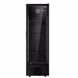 Commercial Beverage Display Fridge - 590mm - 294 Litres - 1 hinged glass door - LED lighting - digital controller with temperature display - Black - Temperature range 2 to 8 °C