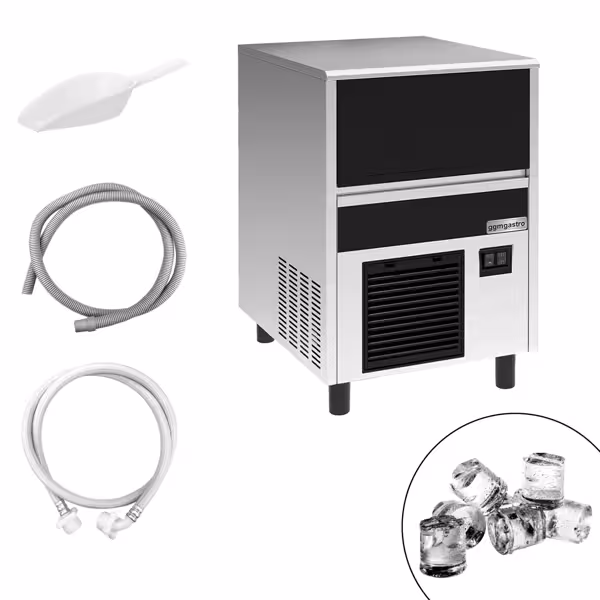 Commercial Ice Machine - Bullet - 33kg/24h - with Storage Bin