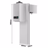RVS Wand-vriesunit - maximaal voor 7,5m³