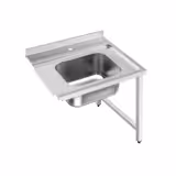 Pass Through Dishwasher Inlet Table - 800mm - Mounted right - with 1 bowl - for DSHI1080WD