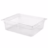 (6 unid) Recipiente GN 1/2 em policarbonato - transparente - 11,7L - Profundidade:200mm