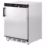 Tafelmodel Voorraadkoelkast RVS PREMIUM - 200l - met 1‑deurs dichte deur - binnenzijde kunststof