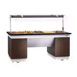 Буфетная Станция DUBLIN - 2000мм - с Водяной  баней  (Bain-marie) - для 5x GN 1/1