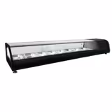 Tapaskyl PREMIUM - 1750x400 mm - 8x GN 1/3 - med glasmonter