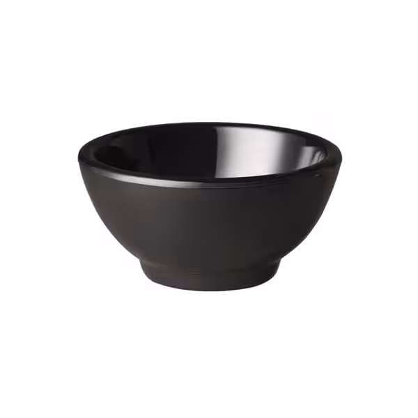 (6 Stück) Dipschälchen - PURE - Melamin - 20ml - Ø 60mm - Schwarz