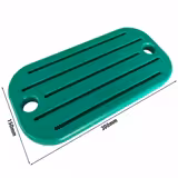Suport pentru cuțite - Messerhalter - pentru aparat igienizare cuțite - 300x150x20 mm - compatibil cu GN 1/3 - verde