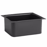 Bac GN (GN 1/2) - VALO - Polystyrène - 310x250x140mm - pour 14005 - Noir | Bac Gastronorme polystyrène GN 1/2 310x250x140mm Noir