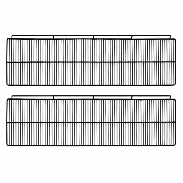 (2 Stück) - Tragrost - 1230x320mm - Schwarz - passend für Barkühltisch BKTLG320S & BKTG320S