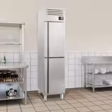 Tiefkühlschrank Edelstahl Premium PLUS - 325 Liter - GN 1/1 - 325 Liter - mit 2 Halbtüren