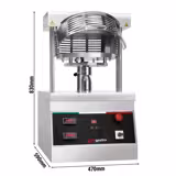 Commercial Heated Pizza Dough Press - for Pizza Bases Ø330mm (13") - Dough 130-250g - 3-Phase