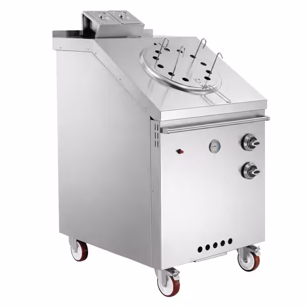 Commercial Gas Tandoor Oven - Manual Controls - 64.8kW - 706x1441x995mm - stainless steel