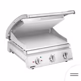 ROBAND | Piastra panini professionale - 2,2 kW - Parte superiore e inferiore liscia - Superficie di griglia: 375x275mm