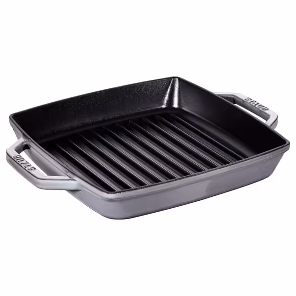 STAUB | GRILL PANS - Grillpan - 230x230mm - Gietijzer - Grafietgrijs