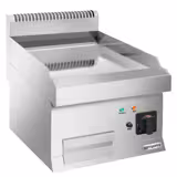 Plancha de asar eléctrica - con revestimiento de cromo duro - 4,5 kW - Lisa