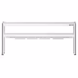 Mostek grzewczy PREMIUM na podczerwień z promiennikiem ceramicznym - 1800x370mm - 1,4kW - 2 podgrzewane poziomy - regulowana wysokość