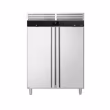 Upright Fridge Stainless steel PREMIUM - GN 2/1 - 1200L - with 2 doors