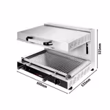 Electric Rise & Fall Salamander Grill SPECIAL - 3kW - 230V - Height-Adjustable Heating Elements