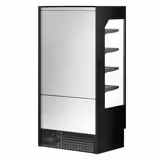 Vitrine murale réfrigérée - 1002mm - 440L - avec 2 portes battantes vitrées & 4 étagères - arrière fermé - Noir