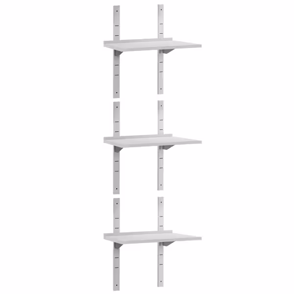 3-laags RVS wandplank ECO - 600x400mm