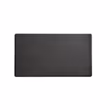 (6 Stück) GN-Tablett 1/4 - SLATE - Melamin - Höhe: 12mm - Schwarz
