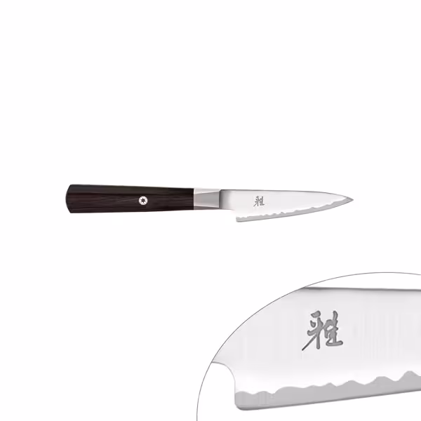 MIYABI | 4000FC Kudamono Fruit & Vegetable Knife 9 cm – FC61 steel - Pakkawood handle - Made in Japan