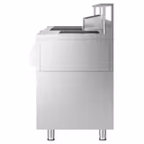 Koktejlový přípravný stolek - nerezová ocel - 1200x600mm - se 2 posuvnými dveřmi