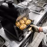 El Bakpotatisugn - manuell - 3 kW - 230 V - 530x740x1010 mm - rostfritt stål - med 2 lådor