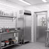 Zamrzivač nehrđajući čelik (inox) - EN 600x800 - 700 mm - 650 l - od -24 °C do -12 °C - s 1 vrata - ventilirano hlađenje, monoblok rashladna jedinica, automatsko odmrzavanje, digitalni termostat i display