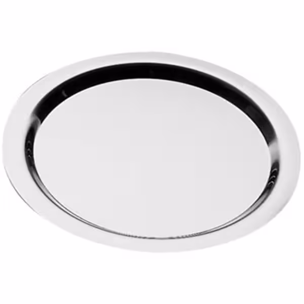 (6 ks) Podnos - FINESSE - Nerezová ocel - Ø 480 mm - Výška: 20 mm