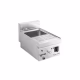 Commercial Electric Pasta Cooker - Single Tank - Countertop - 26L - 6kW - with Drain Tap