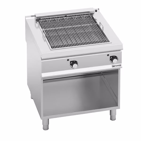 Elektrische grillplaat - 10,8kW - 0,8x0,9m - Staand model - RVS