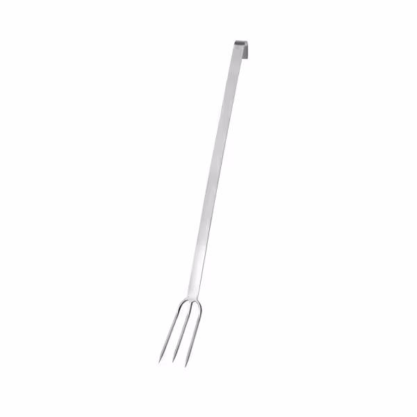 (4 stuks) Vleesvork - 3‑tands - 50cm