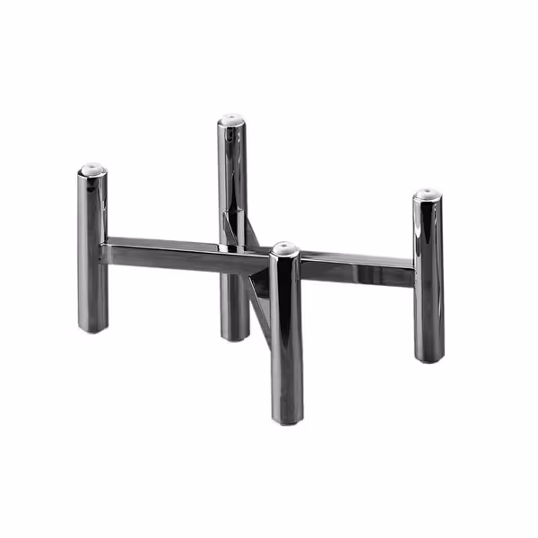 (3 pcs) Buffet Stand - foldable - Stainless steel - Height: 70mm - suitable for platters & plates from 210mm
