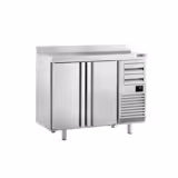 Arrière-bar réfrigéré professionnel Premium PLUS - 1470 x 600 mm - avec 2 portes, 2 tiroirs et dosseret