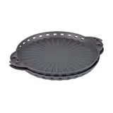 (6 Stück) Mehrweg-Pizzabox / Pizzakarton - für Ø 22cm Pizzen - Grau
