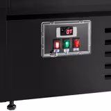 Koeleiland - 2580x1063mm - 340 liter - Zwart