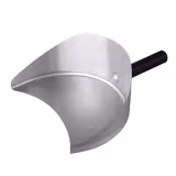 Lopatica za gyros/doner kebab - 270x255x115 mm - nehrđajući čelik | plastična drška