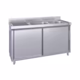 Spoelbakkast ECO - 1800x600mm - met 2 spoelbakken rechts