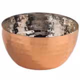 (6 uds) Bol - MUMBAI - Acero inoxidable - 0,2L - redondo - Ø90mm - Profundidad: 50mm - Cobre