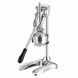 Commercial Manual Citrus Juicer - Ergonomic Handle(s) - with 3 Perforated Plates - Stainless Steel - Aluminium