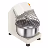 Amassadeira espiral para padaria - 20L / 10kg - 1 velocidade - com cuba fixa - 230V (monofásico)