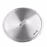 Abfallbehälter mit Deckel, Rollen & Griffen - 50L - Edelstahl