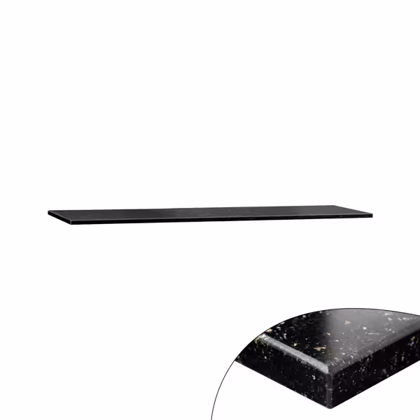 Επιφάνεια εργασίας γρανίτη - γρανίτης Star Galaxy - 1500x600 mm - λοξοτμημένες άκρες - κατάλληλο για πάγκους εργασίας και ερμάρια εργασίας