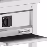 Placa de fogão a gás - 25,5 kW - 3 queimadores - aberta com base e tabuleiro de recolha de água