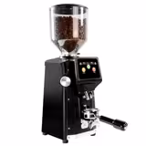 Kaffeemühle - 1,2kg - Ø 75mm Flachmahlscheibe - automatische Erkennung des Siebträgers - Schwarz