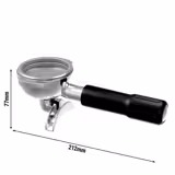 Suport pentru filtru cu 2 căi de scurgere - Ø 83 mm - mâner negru - compatibil cu Allegro, Eminence, Grace și Suprema