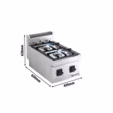 Commercial Gas Hob - 7 kW - 2 Burners
