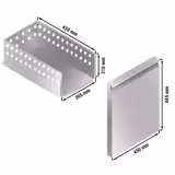 Cocktail Station / Commercial Back Bar Counter - 1600mm - 235L - 3 Drawers - 13A Plug