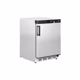 Tafelmodel Voorraadkoelkast RVS PREMIUM - 200l - met 1‑deurs dichte deur - binnenzijde kunststof